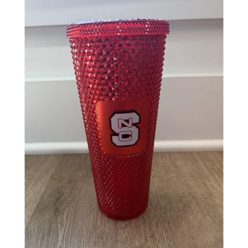 2024 Limited Edition NC State Wolfpack NCSU Red Studded Starbucks Tumbler 24oz